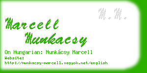 marcell munkacsy business card