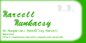 marcell munkacsy business card